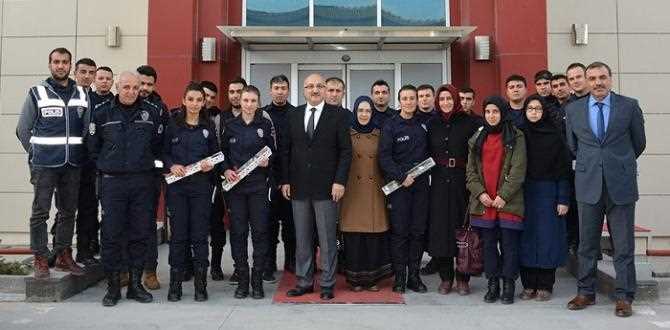 ÇORUM POLİSİNE DESTEK ZİYARETİ