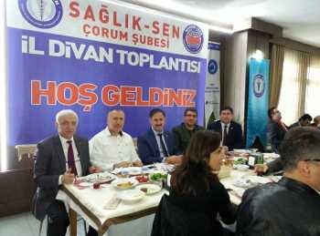 ÇORUM SAĞLIK-SEN İL DİVAN TOPLANTISI YAPILDI