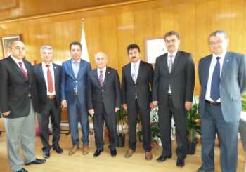 ÇORUM SMMMO  İL GENEL MECLİSİ BAŞKANI KAYA'YI KUTLADI 