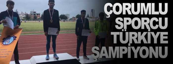 Çorum Spor Lisesi öğrenci Türkiye Şampiyonu oldu