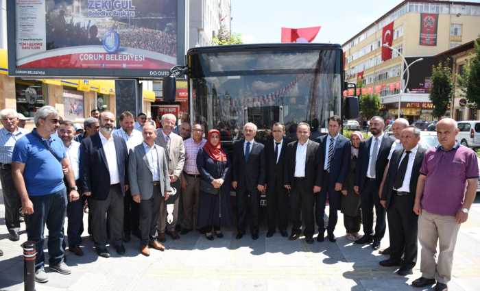 Çorum Ulaşımda Renk Değiştirdi