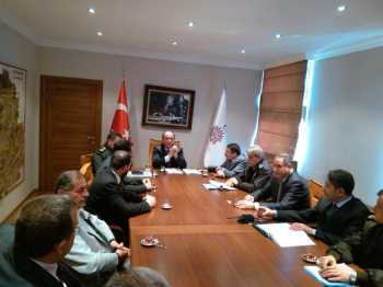 ÇORUM VALİSİ AHMET KARA SEÇİM KOORDİNASYON TOPLANTISI YAPTI