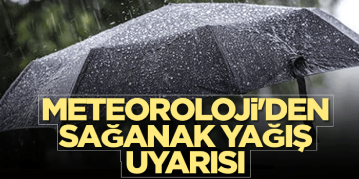 Çorum ve Çevresi İçin Kuvvetli Sağanak Alarm!