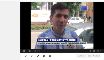ÇORUMLU ESNAF VE VATANDAŞ PARKMATİK UYGULAMASI YAPILSIN DEDİ