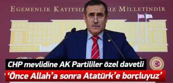 Çorumlu Özkes: CHP'lilerin mevlidine AK Partililer özel davet etti