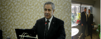 ÇORUMLULAR ADINA BÜLENT ARINÇ'A GEÇMİŞ OLSUN ZİYARETİ