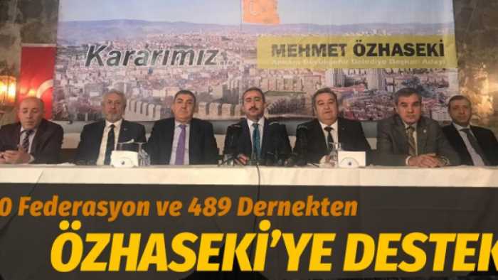 Çorumlulardan Özhaseki'ye  tam destek