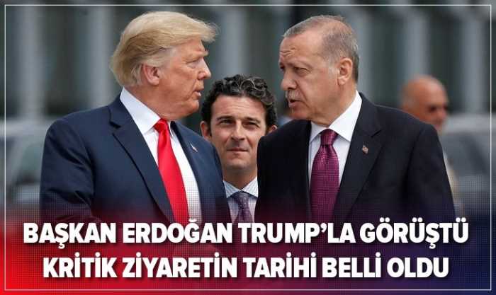 Cumhurbaşkanı Erdoğan Trump'la görüştü