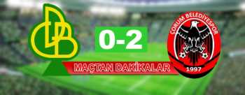 DARICA GENÇLER -ÇORUM BELEDİYE SPOR MAÇI