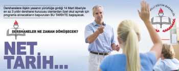 Dershanelerin dönüşümü için  bu tarih önemli
