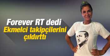 Derya Tuna'dan  Recep Tayyip Erdoğan tişörtü 