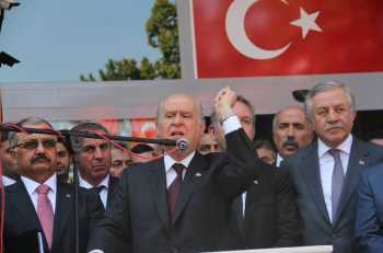 DEVLET BAHÇELİ'NİN SUNGURLU - LAÇİN ZİYARETLERİ
