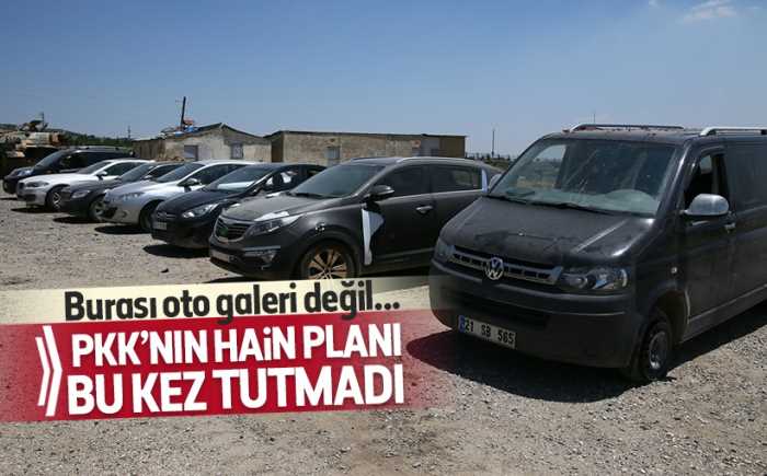 Diyarbakır'da bombalı saldırıda kullanılmak PKK'lı Terör örgütünin kullanacağı  22 araç yakalandı