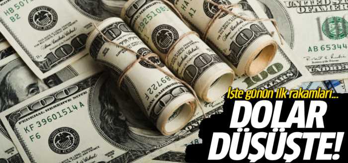 Dolar düşmeye devam ediyor!