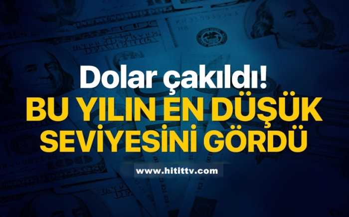 Dolar/TL yılın en düşük seviyesine geldi