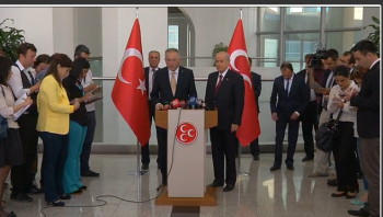 Ekmeleddin İhsanoğlu, Devlet Bahçeli'yle görüştü