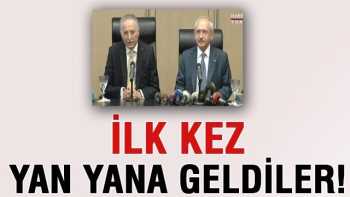 Ekmeleddin ve Kılıçdaroğlu ilk kez yan yana geldi