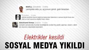 Elektrik Kesildi, Sosyal Medya Yıkıldı