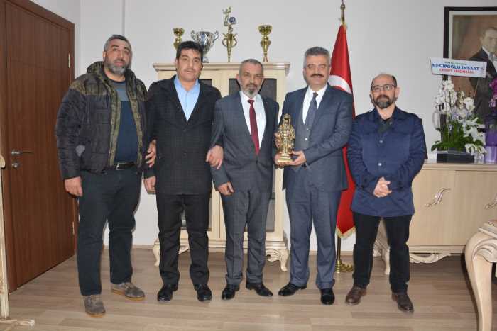 Elektrikçiler odası  hayırlı olsun ziyareti yaptı