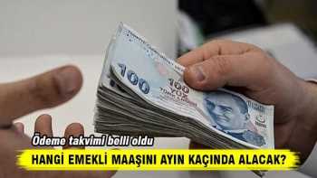 Emekli maaşını Bayram öncesi kaçında alacak?