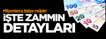 Emeklilere verilen zammın detayları şimdi belli oldu