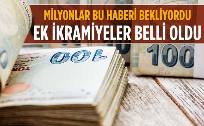 Emekliye ek ikramiye belli oldu