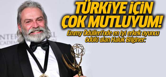 Emmy Ödülleri'nde Haluk Bilginer'e ödül getiren 'Şahsiyet'