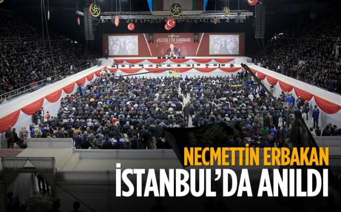 Erbakan İstanbul'da anıldı