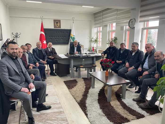 Erdoğan Çerikci 11 oda başkanı ile birlikte Kargı’yı ziyaret etti