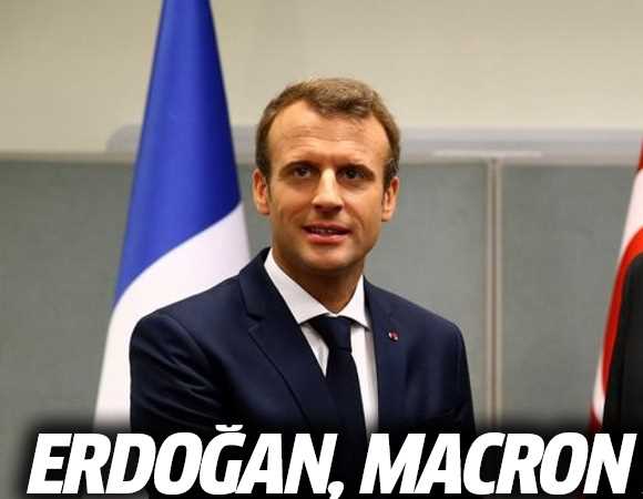 Erdoğan Macron ile Doğu Akdeniz'i görüştü