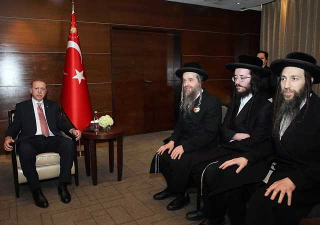 Erdoğan Musevi Cemaati Üyelerini Kabul etti