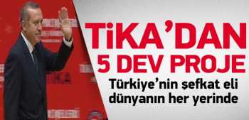 Erdoğan TİKA'nın 5 projesinin açılışını yaptı