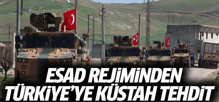 Esad rejiminden Türkiye'ye küstah tehdit