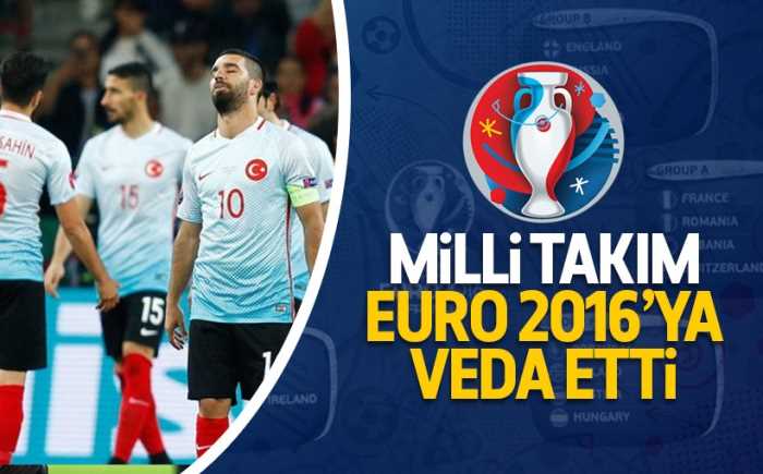 EURO 2016'da umudunu E Grubu'na bağlayan Ay-yıldızlılarımız, İrlanda'nın İtalya karşısında 1-0 kazanmasıyla turnuvaya veda etti