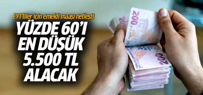 EYT'liler için emekli maaşı netleşti! Yüzde 60'ı en düşük 5.500 TL alacak