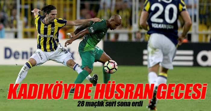FB'de 28 maçlık seri sona erdi