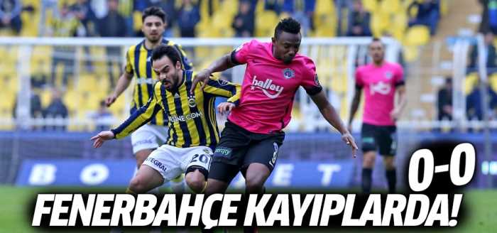 Fenerbahçe - Kasımpaşa 0-0