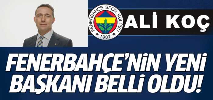Fenerbahçe'nin  Başkanı Ali Koç