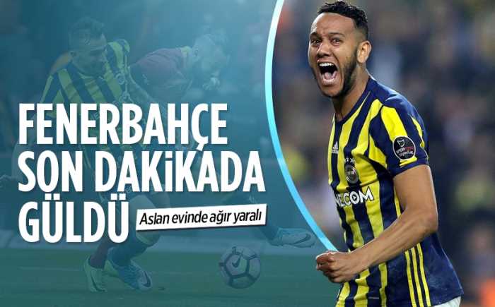 FENERBAHÇE SONDAKİKADA GÜLDÜ