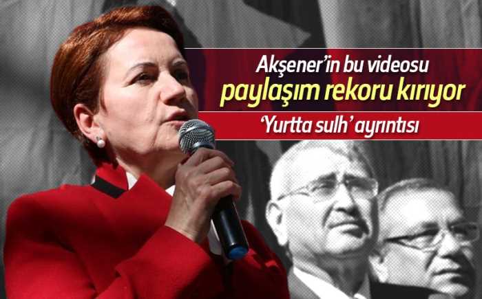 FETÖ'nün darbe girişiminin ardından sessizliğiyle dikkat çeken Meral Akşener'le ilgili hazırlanan bir video, sosyal medyada paylaşım rekorları kırıyor