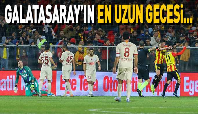 Galatasaray 17 yıl sonra İzmir'de yıkıldı! 