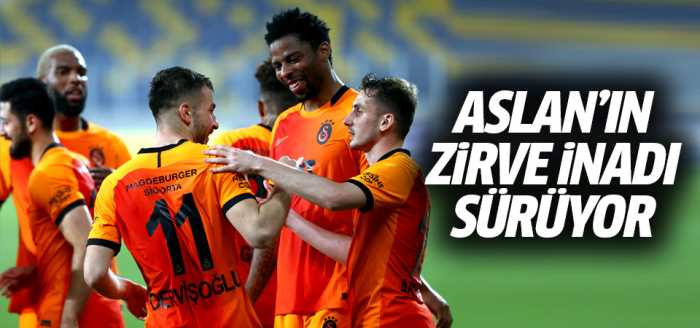 Galatasaray'ın zirve inadı sürüyor! 2-0