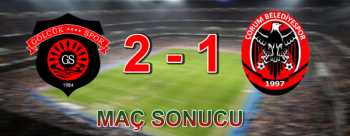 Gölcükspor-Çorum Belediyespor: 2-1