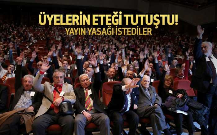GS'lı üyelerinin etekleri tutuştu! Yayın yasağı istediler