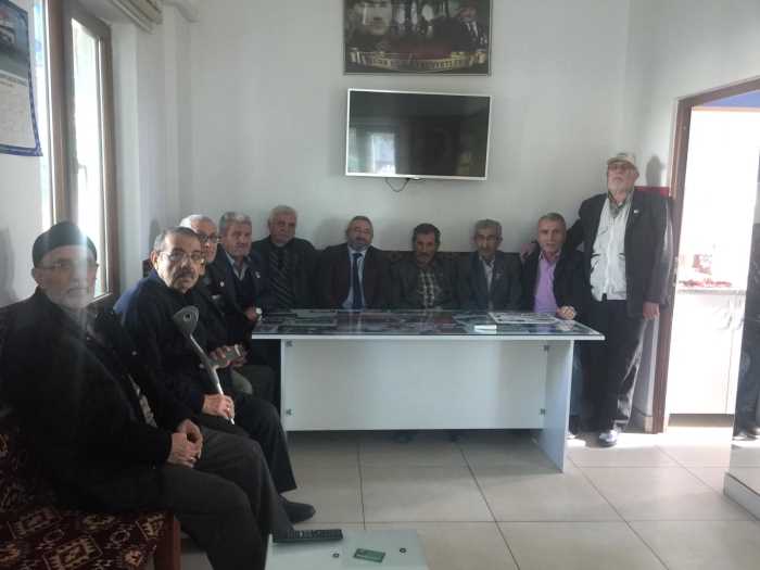 H.İ.Aşgın Muharip Gaziler Derneğini ziyaret etti