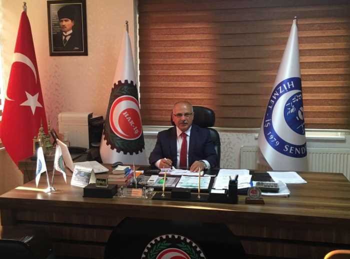Hak-İş Hizmet- İş Çorum şube başkanı Mustafa Köroğlu'nun Kurban Bayramı mesajı