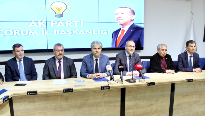 Haşim Ahlatcı, AK Parti Çorum Milletvekili Aday Adayı oldu