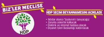 HDP'nin seçim beyannamesi 