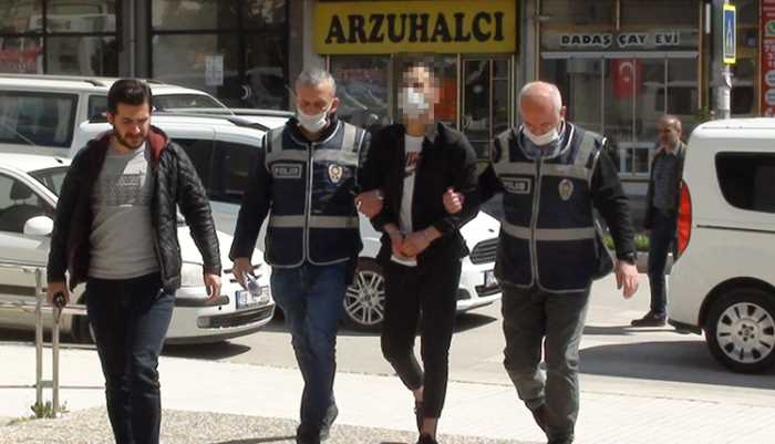 Hırsızlık zanlısı otel odasında yakalandı