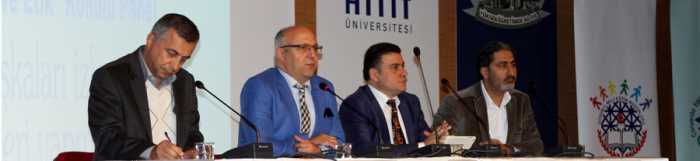 Hitit Üniversitesi Sosyal Bilimler Enstitüsü ile Milli Eğitim Müdürlüğü işbirliğinde düzenlenen ‘Eğitim, Bilim ve Etik’ konulu panel dün gerçekleşti